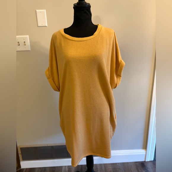 Umgee Dresses & Skirts - Umgee Mustard Mini Dress